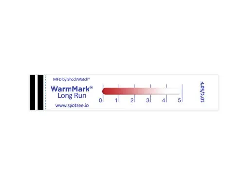 Etiqueta de Temperatura WarmMark® Long Run